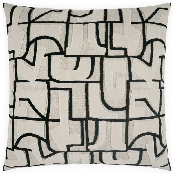 Pillow, Beige/Black