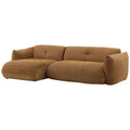 Chaise Sectional, Caramel